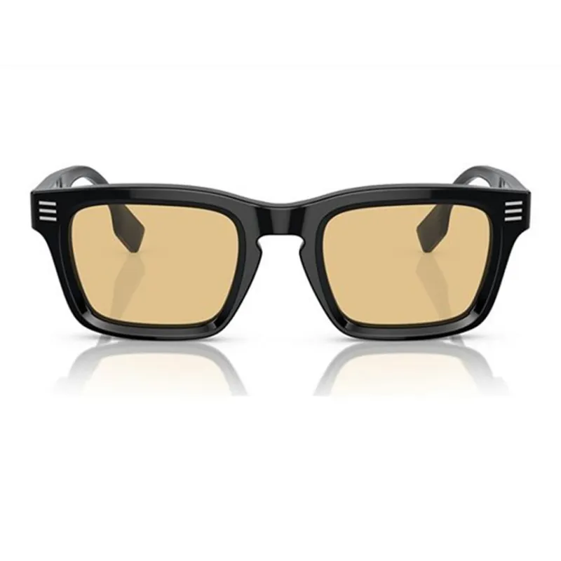 Burberry Acetate Irregular Shape Sunglasses Men's Black-1