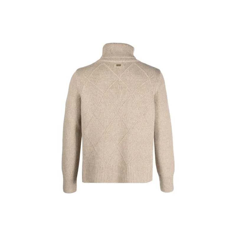 BARBOUR Roll-Neck Knitted Jumper-1