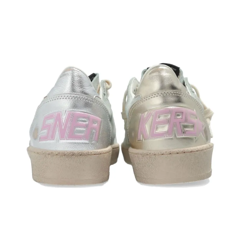 Golden Goose Ball Star LTD Panelled Leather Sneakers-4