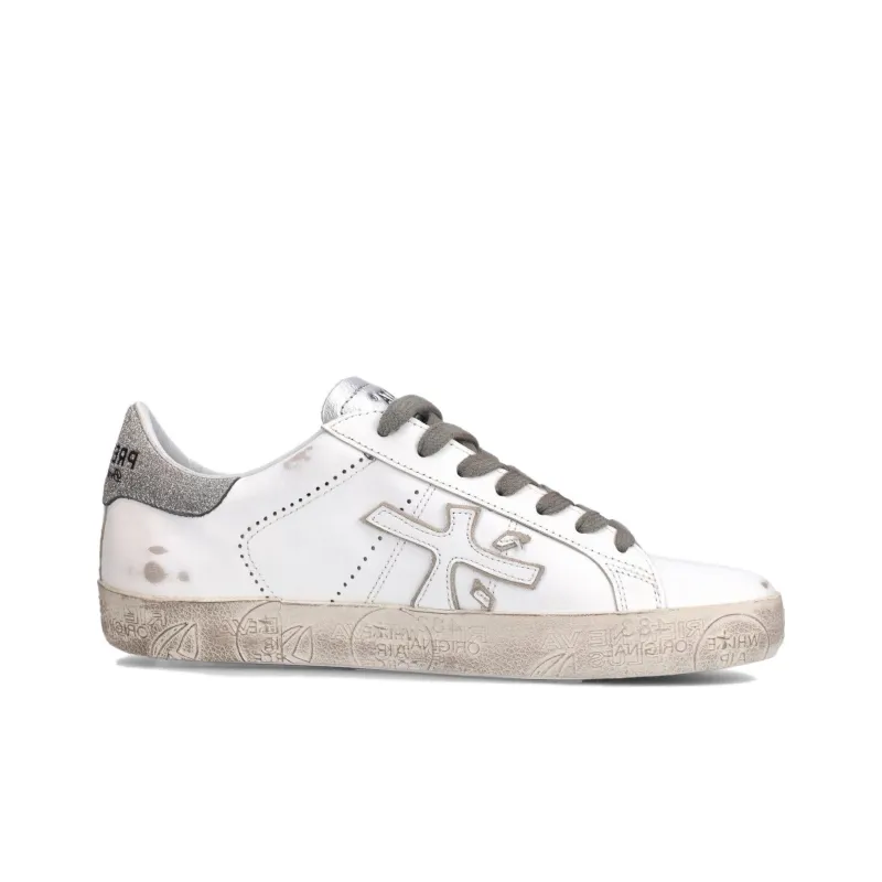 PREMIATA Steven Low-Top Skateboard Shoes Women's White-1
