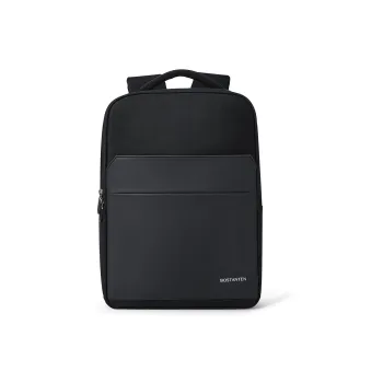 BOSTANTEN Fabric Co-Poly Vinyl Chloride Backpack Laptop Bags Regular Men's Black