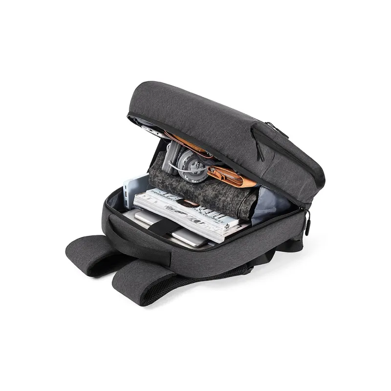 BOSTANTEN Fabric Backpack Medium Size Men's Dark Gray-3