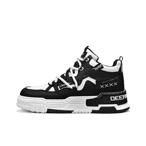 DEERWAY Skateboard Shoes Men High-Top