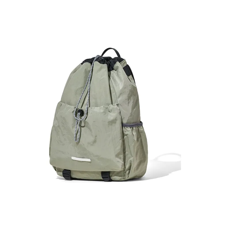 BOSTANTEN Fabric Backpack Regular Unisex Khaki/Army Green/Black-1