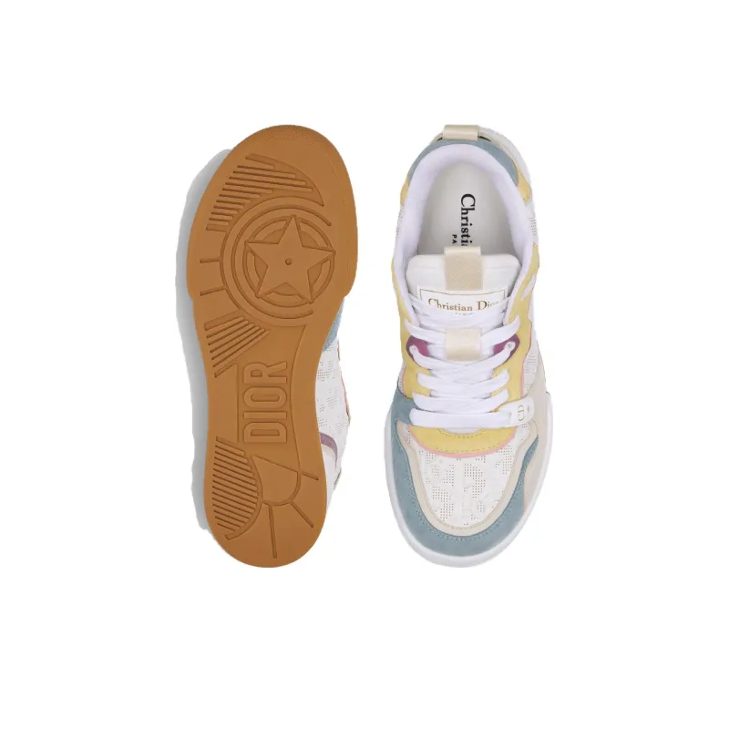 DIOR One Low Top Skateboard Shoes Women's Beige-4