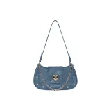Galaxy Underarm-Dark Blue+Crossbody Shoulder Strap+Decorative Chain