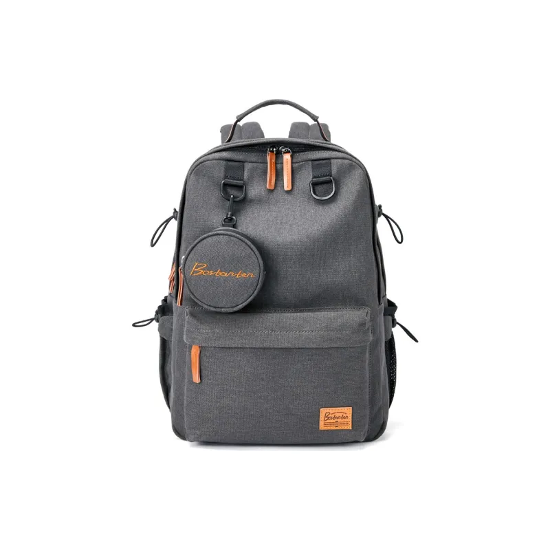 BOSTANTEN Fabric Backpack Large Size Men's Gray-0