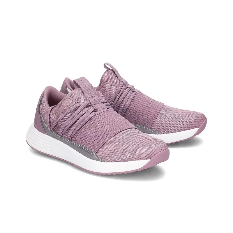 Under Armour Cushioned Slip Resistant Low Top Casual Shoes Unisex Pink-2