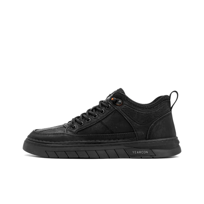 YEARCON Anti-Slip Wear-Resistant Low-Top Skateboard Shoes Men's-0