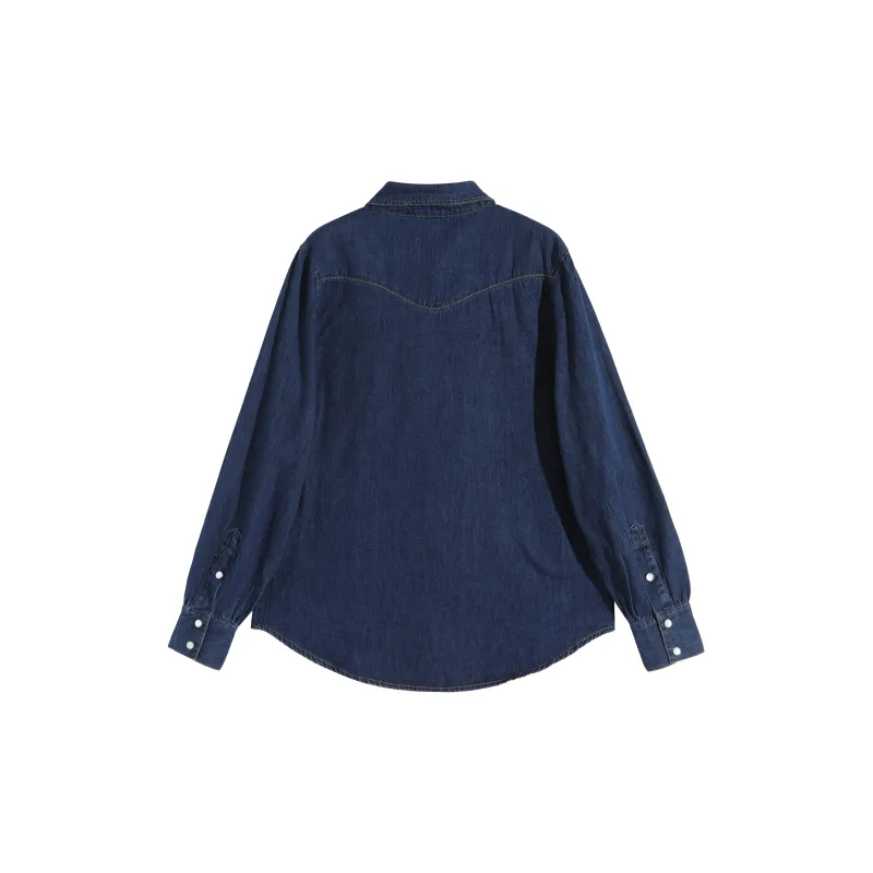 MKBY Denim Jackets Women's Blue-1