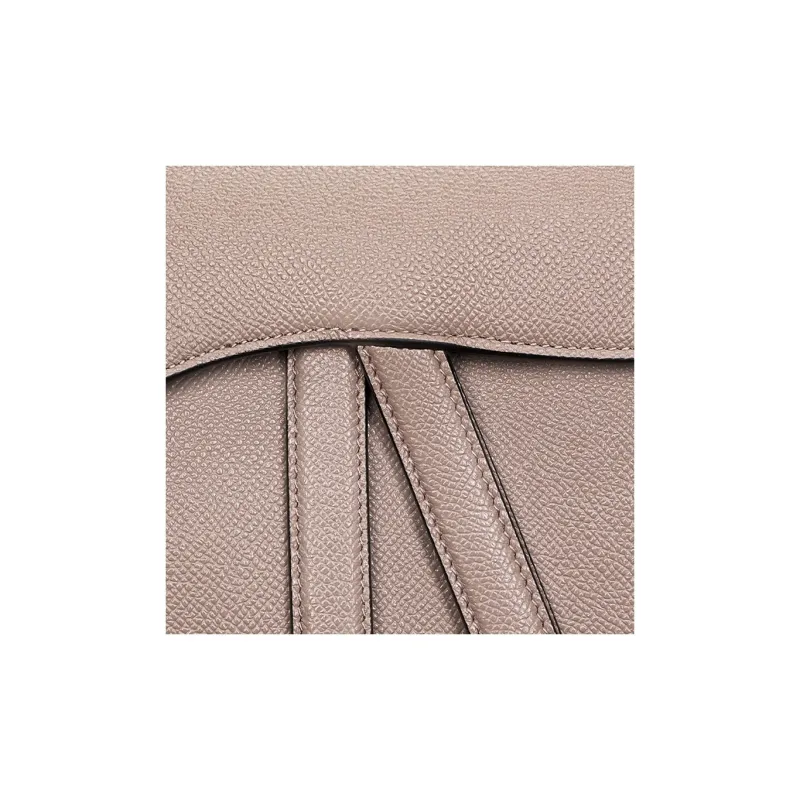 DIOR Saddle Grained Calfskin Saddle Bag, Shoulder Bag, Crossbody Bag, Handbag Women's Warm Taupe-5