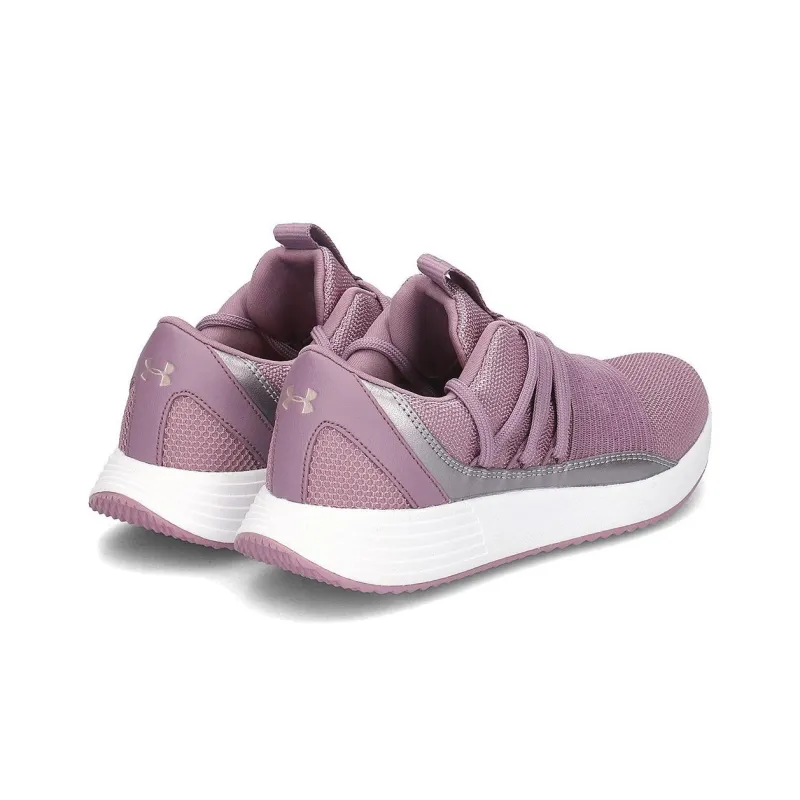 Under Armour Cushioned Slip Resistant Low Top Casual Shoes Unisex Pink-3