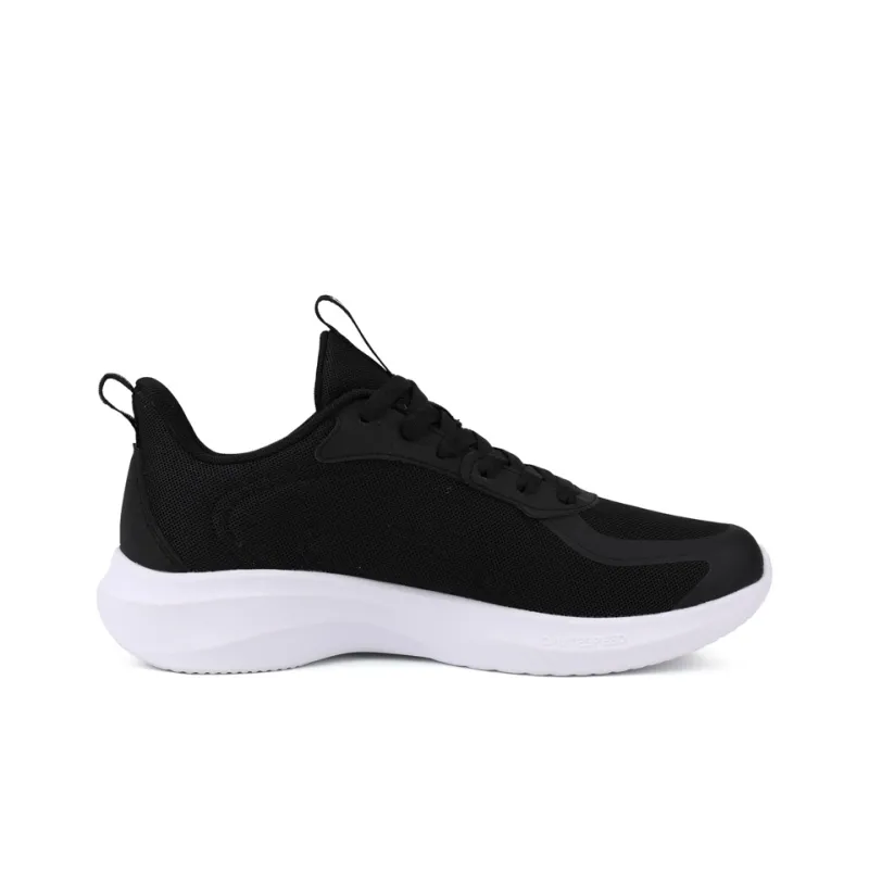 QIAODAN Low Top Casual Running Shoes Men's Black White-1