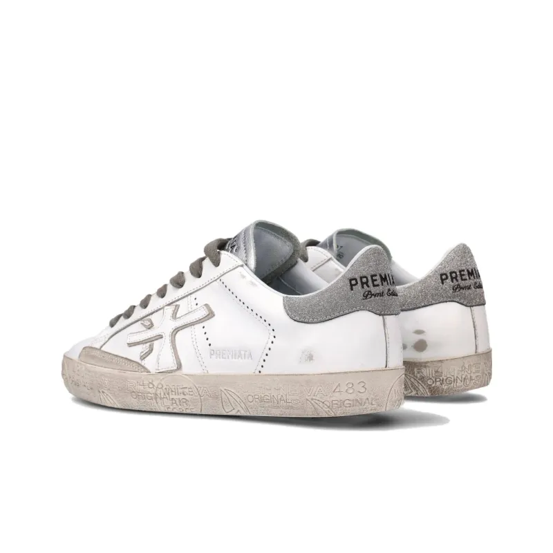 PREMIATA Steven Low-Top Skateboard Shoes Women's White-3