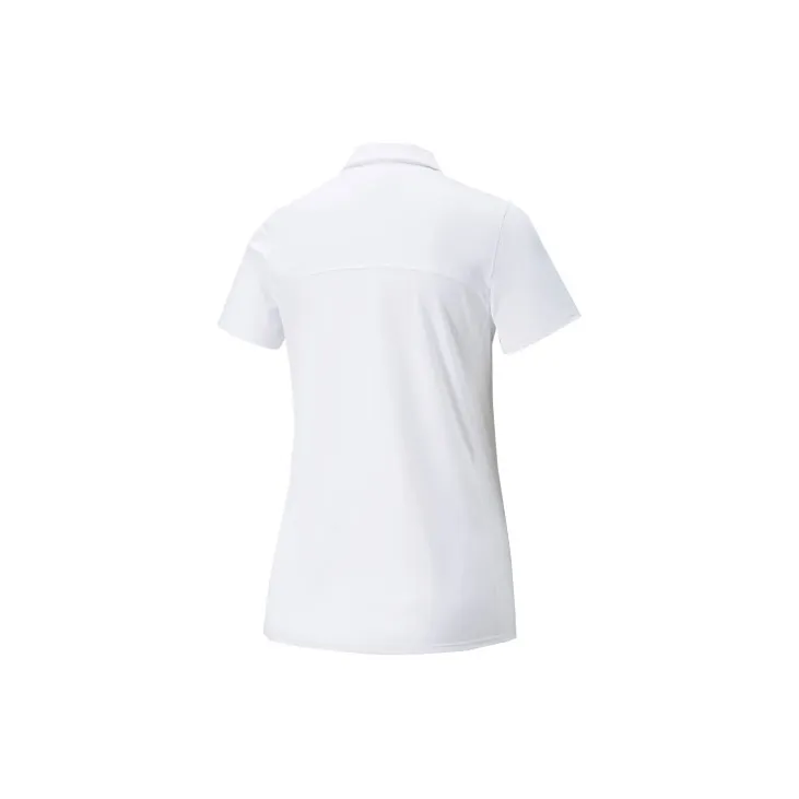 PUMA Polo De Golf Gamer Femme Polo Shirt Women's White-1