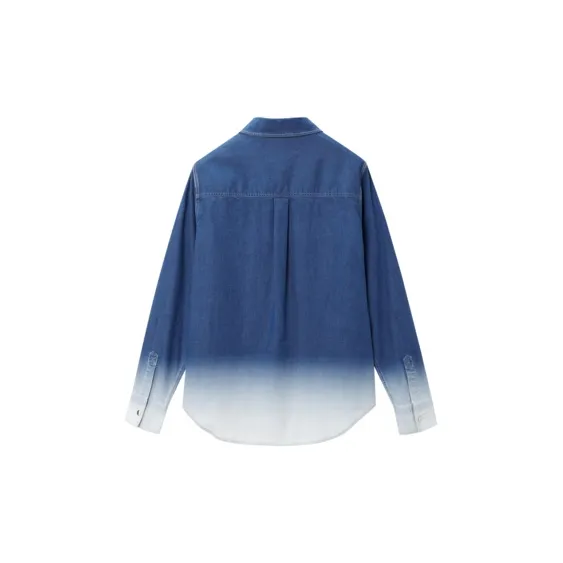 OVV Shirts Women's Denim Blue Gradient A1-1