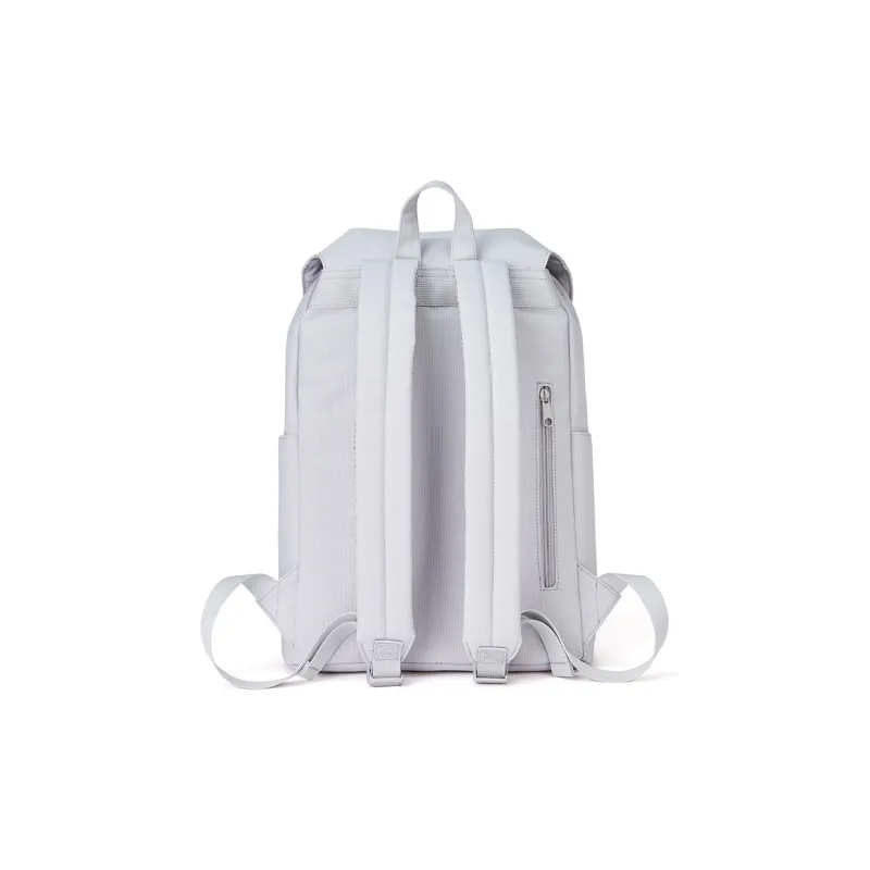 BOSTANTEN Fabric Backpack Unisex Gray/White/Black/Blue-1