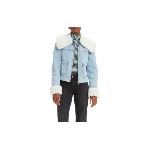 Levis Denim Jackets Women's Sky Blue