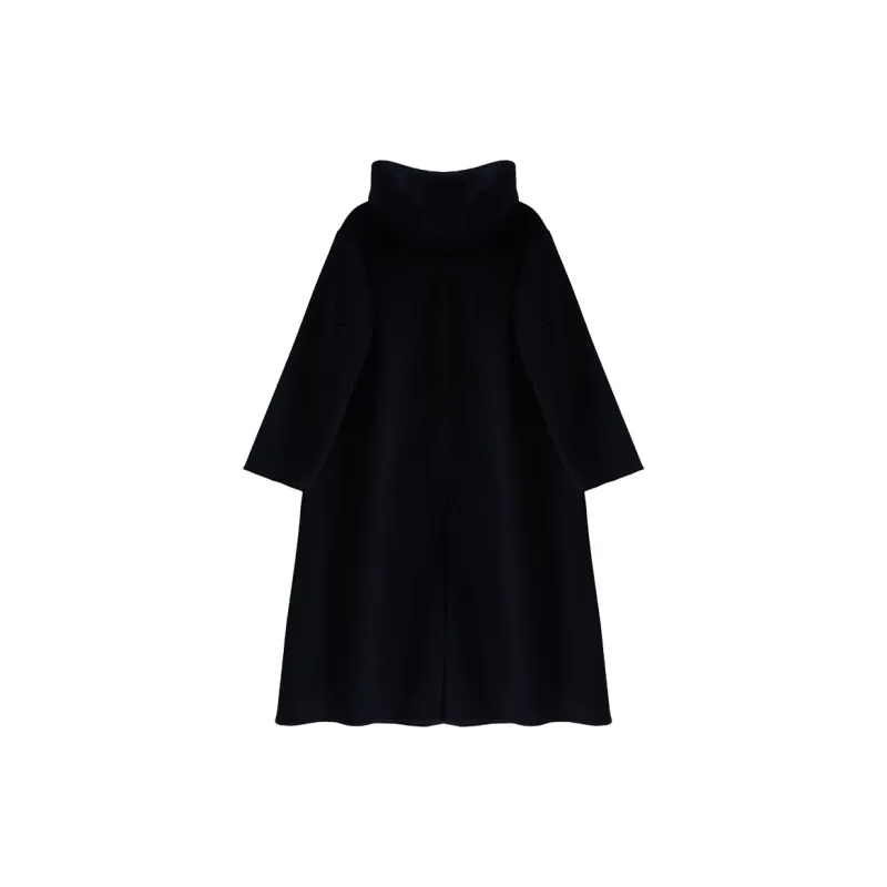 XIANGYING Coat Women's Navy Blue-1
