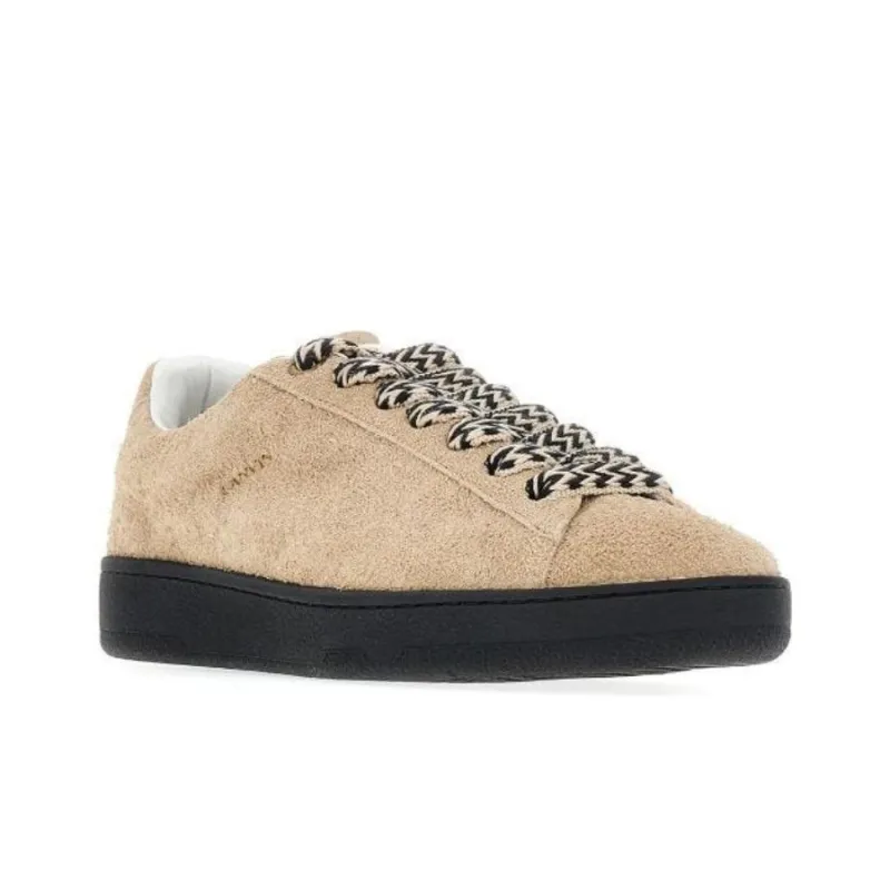Lanvin Lite Curb Suede Sneakers-2