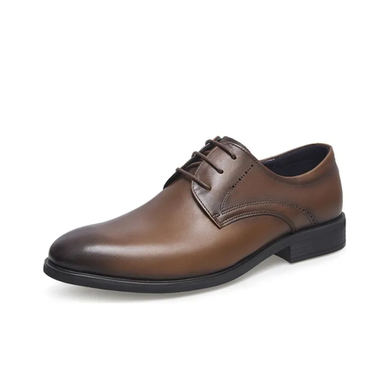 TATA Dress Shoes Men Low Top Black/Brown-1