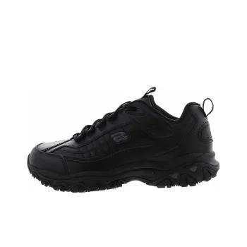 Skechers SOFT STRIDE FAMLI Anti-Slip And Wear-Resistant Breathable Low-Top Running Shoes Men's Black