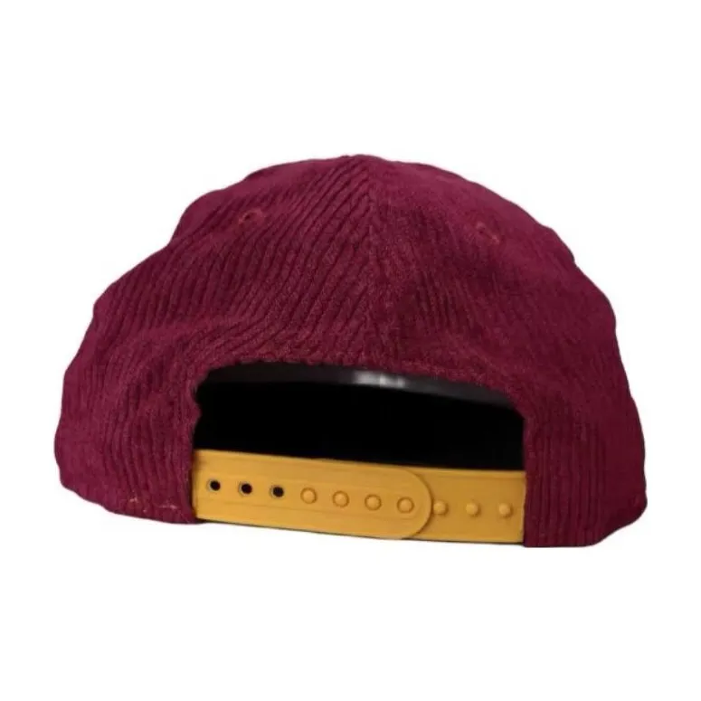 New Era Cotton Baseball Caps Unisex Burgundy-2