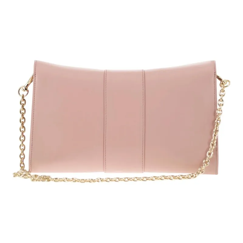 Furla Smooth Leather Handbag Shoulder Bag Women's Pink-3