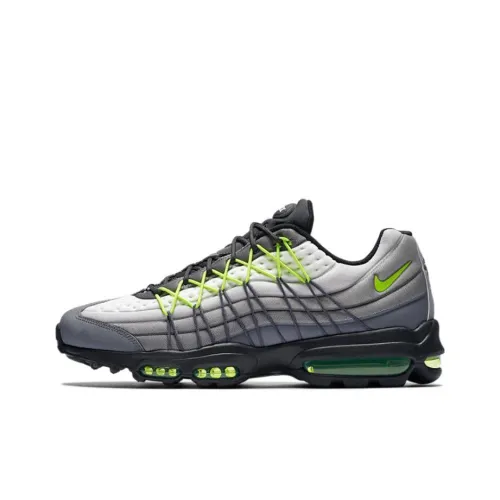 Nike Air Max 95 Casual Shoes Men Low-Top Gray White Green