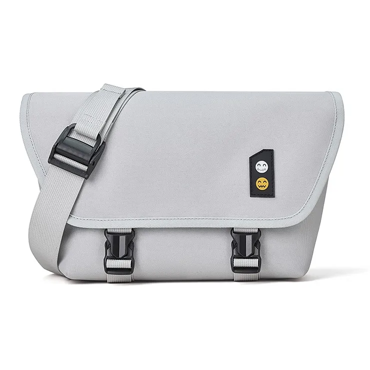 BOSTANTEN Fabric Messenger Bag, Crossbody Bag, Shoulder Bag Regular Men's Gray-1