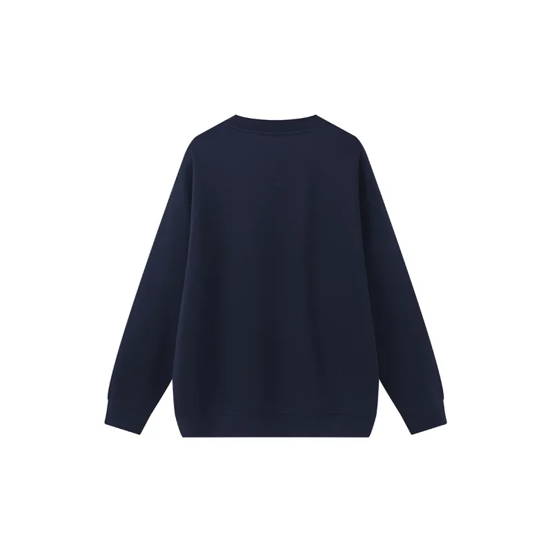 Anyveiw Crew Neck Thickened Pullover Long Sleeved Sweatshirt Unisex-10