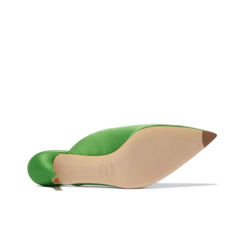 SCAROSSO Laura 60mm Satin Mules Women's-4