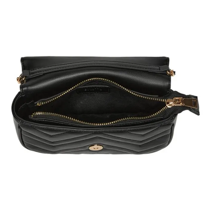BASTO PU Saddle Bag, Crossbody Bag Trumpets Women's Black/Ecru-7