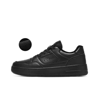 Warrior Air Force 1 Low Top Skateboard Shoes Unisex Black