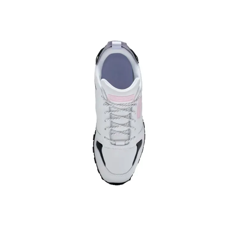 Reebok Tenis Atleticos Cushioned Slip Resistant Abrasion Resistant Low Top Casual Shoes Men's Gray White-2