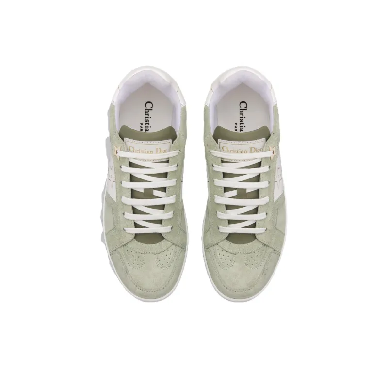 DIOR Star Platform Shoes Low Top Skateboard Shoes Women's Light Cactus Green-3