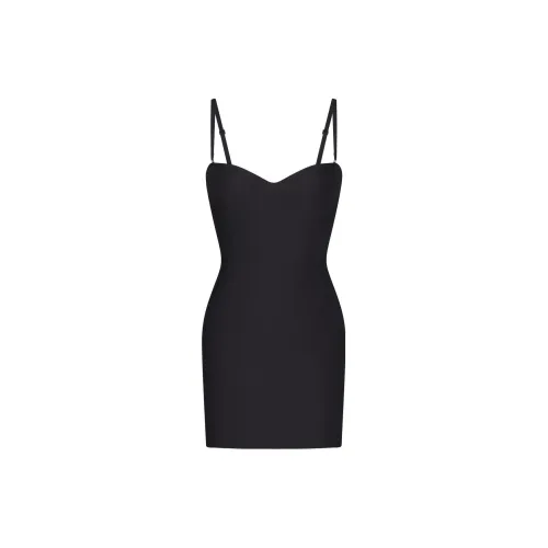 Skims Slip Dresses Women's ONYX/Onyx