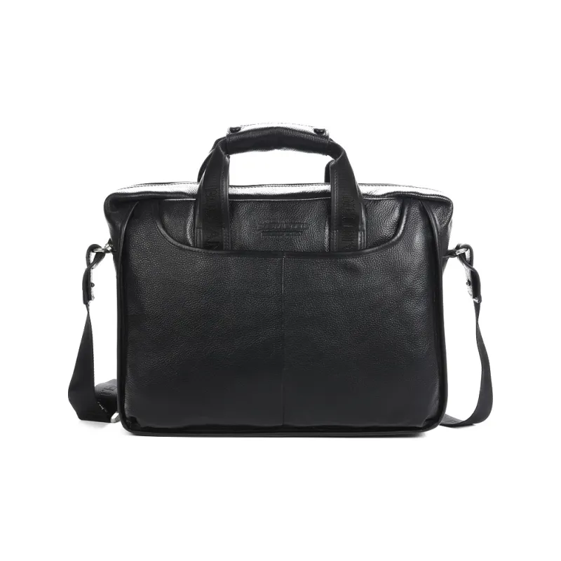 BOSTANTEN Cow Leather Synthetic Leather Portable Briefcase Laptop Bag Document Bag Regular Men's-2
