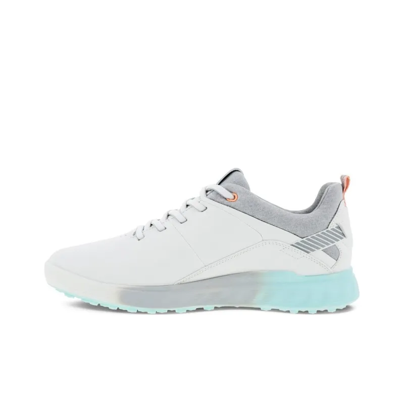 Ecco S three Low Top Golf Shoes Women's Gray White-0