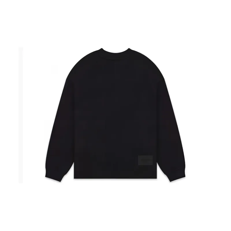 WE11DONE Logo Contrast Letter Crew Neck Sweatshirt-1