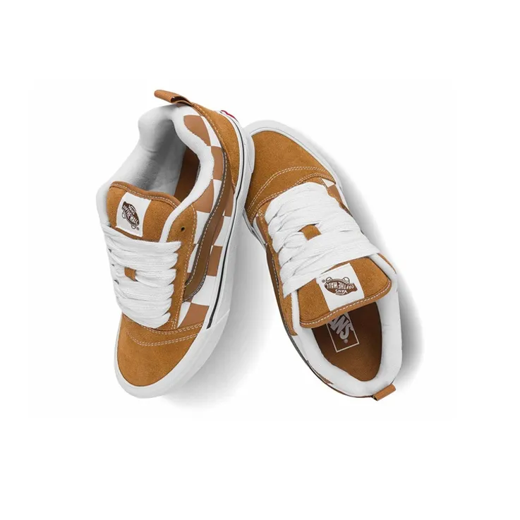 Vans Knu Skool Mega Check Brown-3