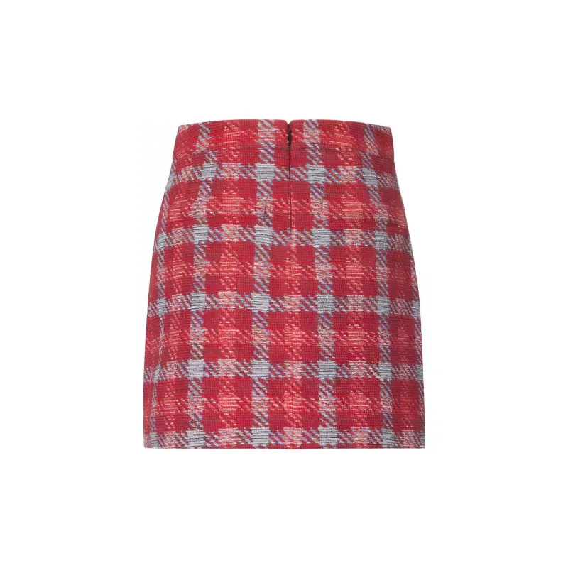 RARE Casual Short Skirts Women's Red-1