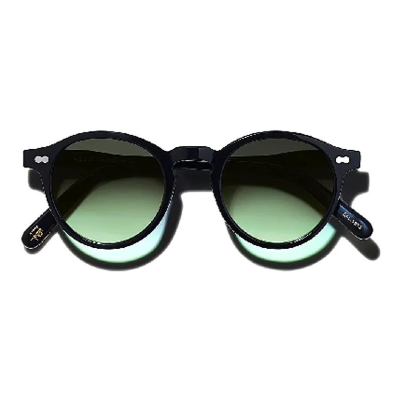 MOSCOT Round Sunglasses Unisex Black-1