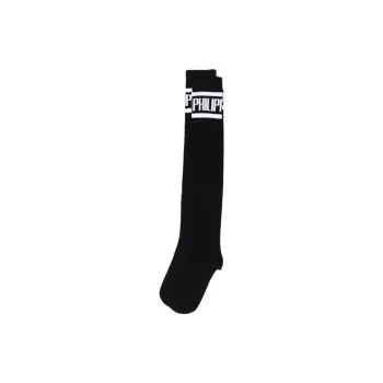 PHILIPP PLEIN Knee-High Socks Women's 1 Pack Black
