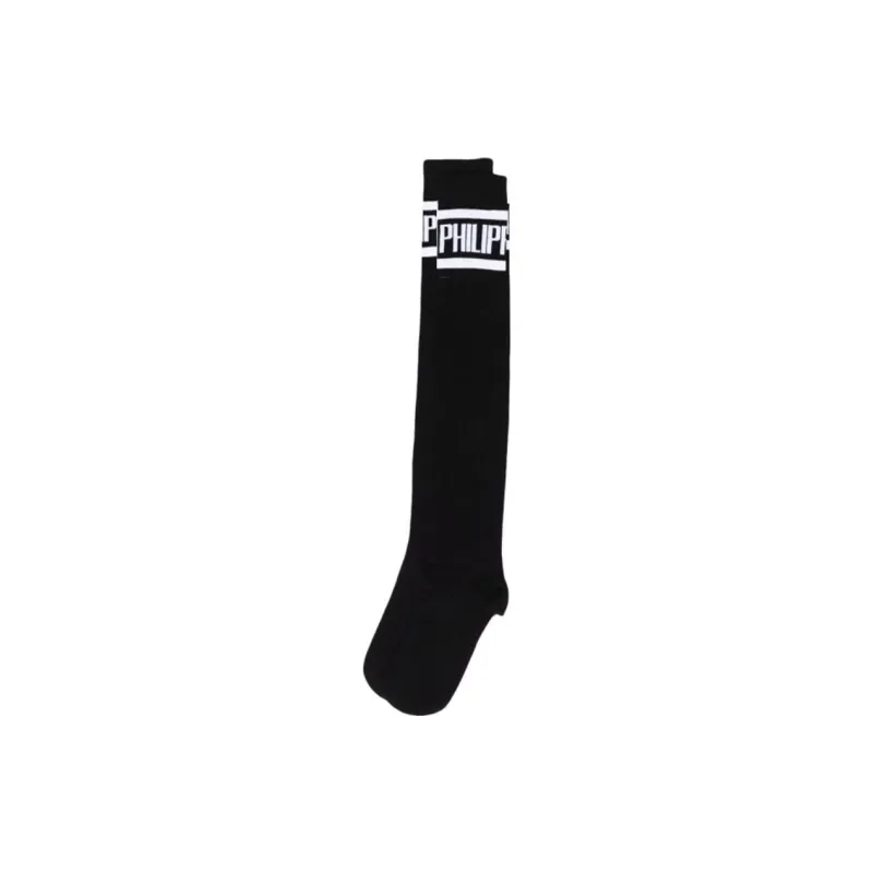 PHILIPP PLEIN Knee-High Socks Women's 1 Pack Black-0