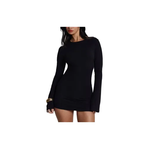 Jaded London Long-Sleeved Dresses Women's Black