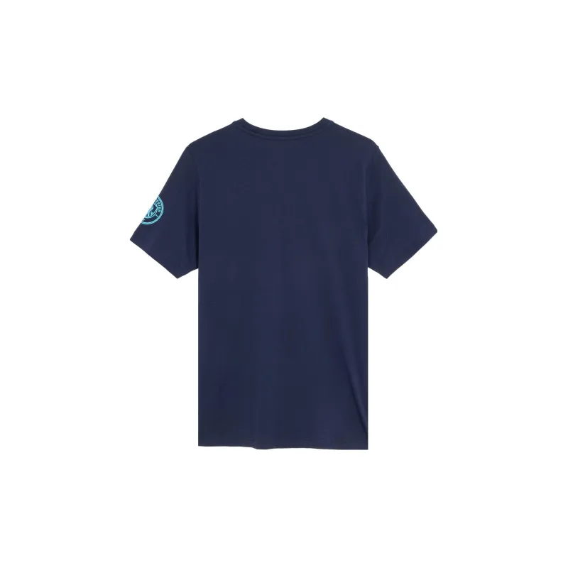 PUMA Manchester City Football Club MCFC FTBLICONS T Shirt Men's Marine Blue White-1