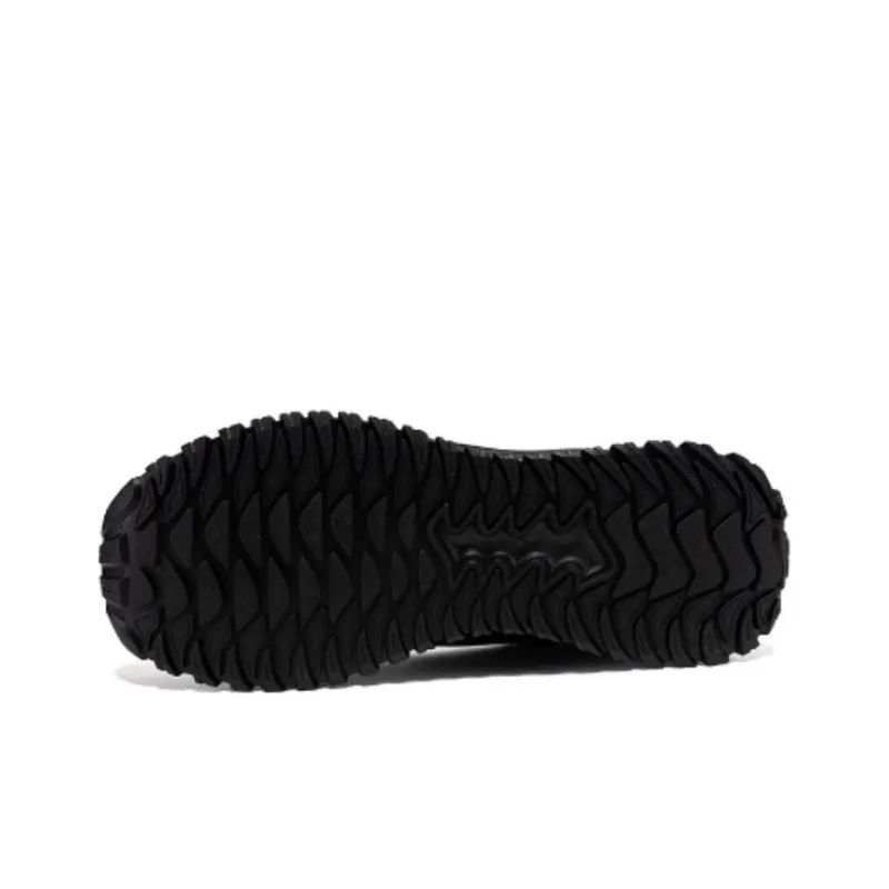 361° Cushioning Wear-Resistant Mid-Top Running Shoes Men's Black Gray-4