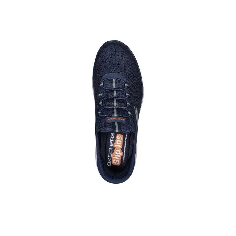 Skechers Slip ins Cushioning, Slip Resistant, And Abrasion Resistant Low Top Casual Shoes Men's Blue-2