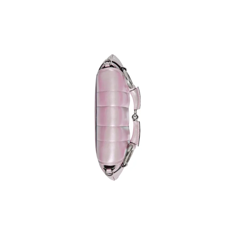 GUCCI HORSEBIT CHAIN Leather Shoulder Bag Handheld Shoulder Bag Women's Iridescent Pink-8